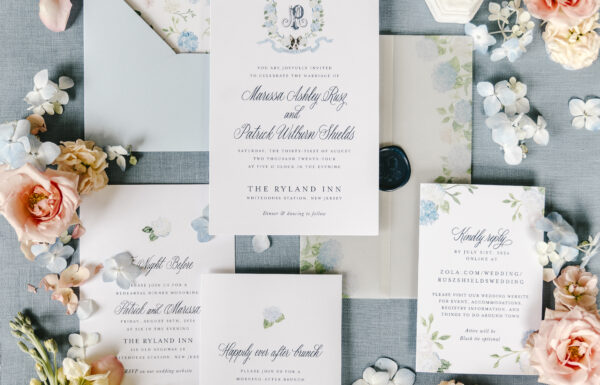 A Blue And White Wedding That Was ‘A True Bacchanalia’