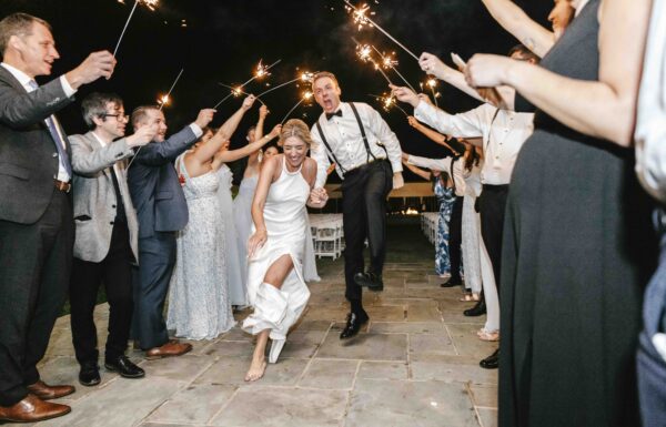 A Blue And White Wedding That Was ‘A True Bacchanalia’