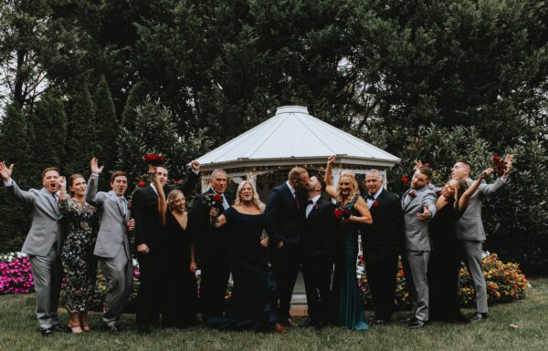 An Elegant and Romantic Wedding With Pops of Blue, Red and Gold