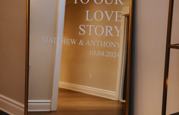 An Elegant and Romantic Wedding With Pops of Blue, Red and Gold