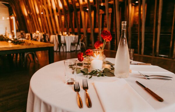 A Modern Rustic Wedding Where the Guests Arrived By Tractor and Enjoyed a S’mores Bonfire