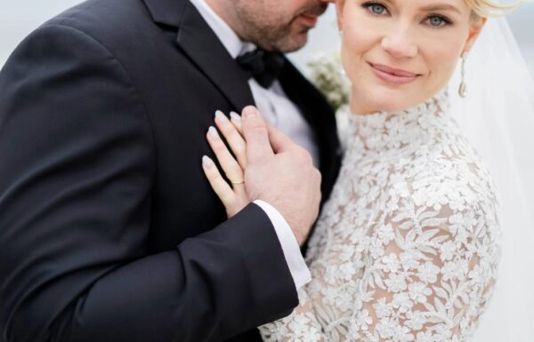 An Elegant New Year’s Eve Wedding at the Shore Focused on Faith & Family