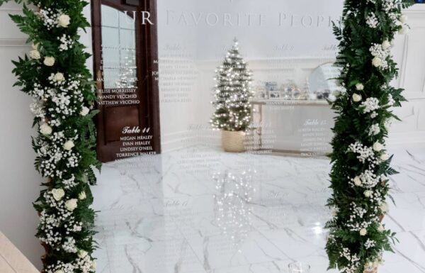 An Elegant New Year’s Eve Wedding at the Shore Focused on Faith & Family