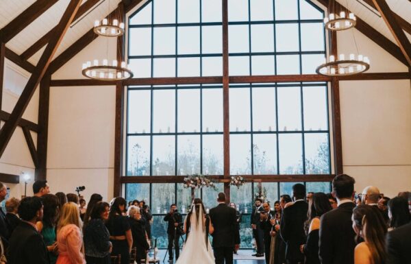 This Couple Blended Their Different Backgrounds in a Romantic Fall Wedding