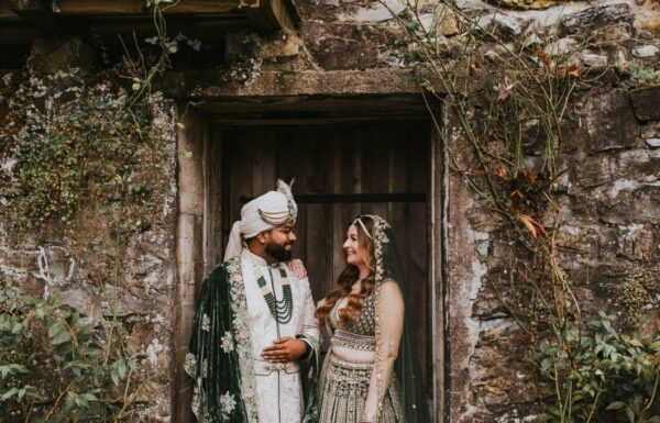 This Couple Blended Their Different Backgrounds in a Romantic Fall Wedding