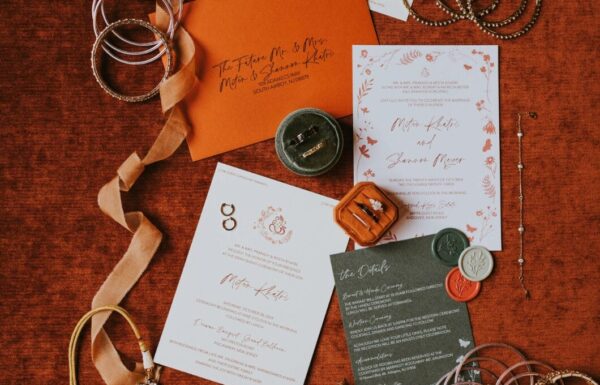 This Couple Blended Their Different Backgrounds in a Romantic Fall Wedding