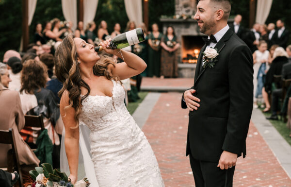 A Dark and Moody Fall Wedding With All the Bookish Touches