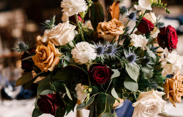 A Dark and Moody Fall Wedding With All the Bookish Touches
