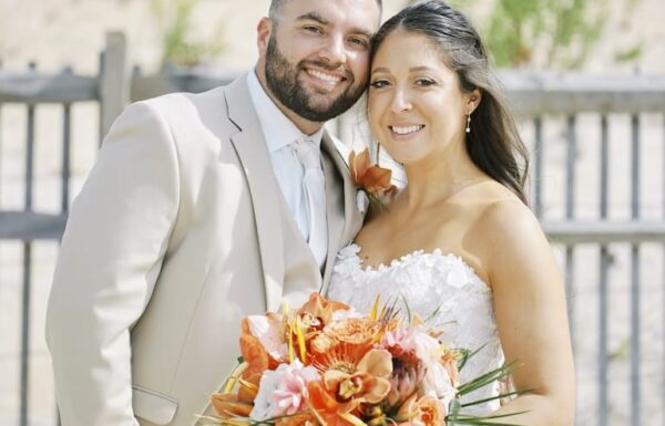 Palm Trees and Tiki Bars Created a Tropical Style Wedding at the Shore
