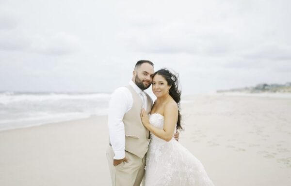 Palm Trees and Tiki Bars Created a Tropical Style Wedding at the Shore