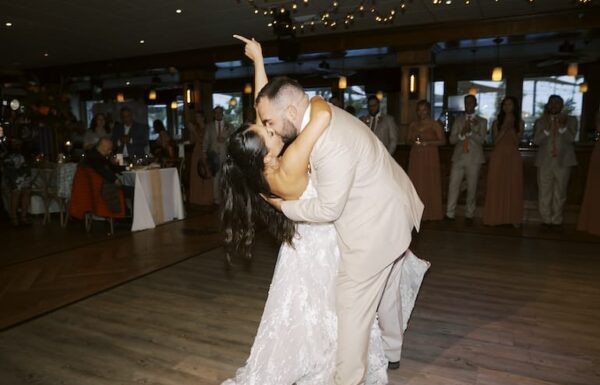 Palm Trees and Tiki Bars Created a Tropical Style Wedding at the Shore