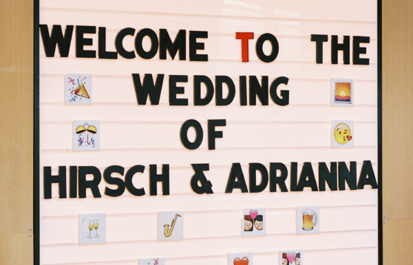A Rooftop Wedding Overlooking the Ocean