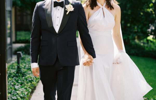 A Rooftop Wedding Overlooking the Ocean