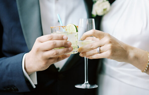 A Rooftop Wedding Overlooking the Ocean