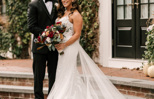 A Dark and Moody Fall Wedding With All the Bookish Touches