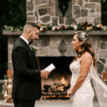 A Dark and Moody Fall Wedding With All the Bookish Touches