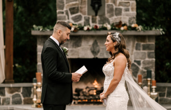A Dark and Moody Fall Wedding With All the Bookish Touches