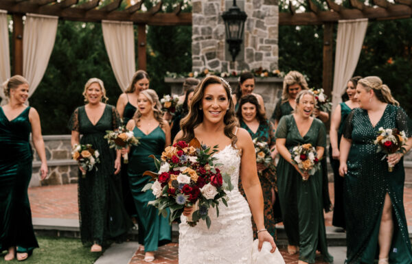 A Dark and Moody Fall Wedding With All the Bookish Touches