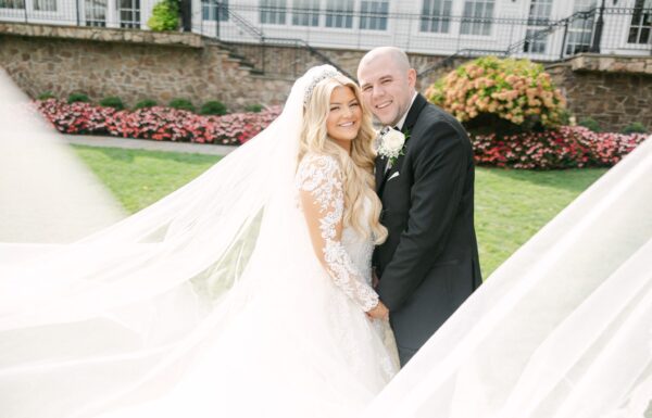 The Bride Wore a Royal-Inspired Gown With a ‘Bit of Jersey Sass’ At This Park Savoy Wedding