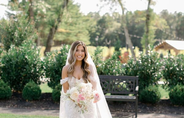 Pink, Gold and Plenty of Style at This Renault Winery Wedding