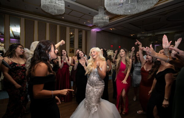 A Glamorous Wedding With Their Daughters as Flower Girls
