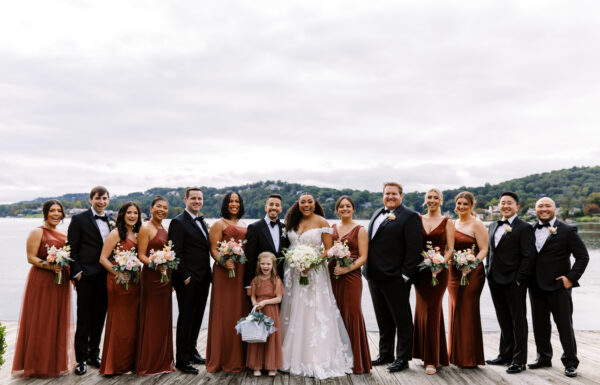 The wedding of ‘Happy Camp Vibes’ & a Waterfront Ceremony at This Lake Mohawk Country Club Wedding Gallery 12