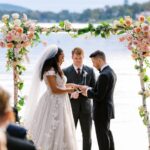 ‘Happy Camp Vibes’ & a Waterfront Ceremony at This Lake Mohawk Country Club Wedding