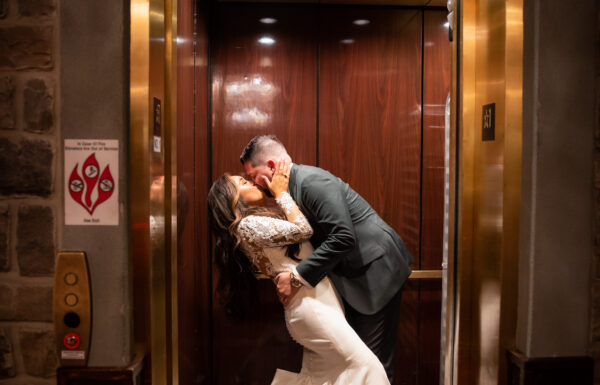 A Christmas-Inspired Wedding “Straight Out of a Hallmark Movie”