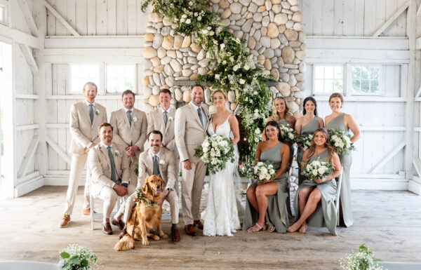 This Shore-Loving Couple Had a Sea Glass Seating Chart at Their Wedding