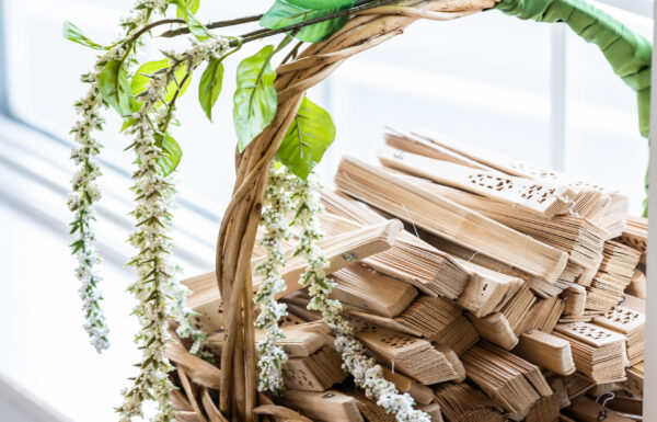 This Shore-Loving Couple Had a Sea Glass Seating Chart at Their Wedding