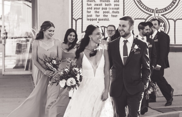 This Couple Had 17 Cakes as Centerpieces for Their Asbury Hotel Wedding