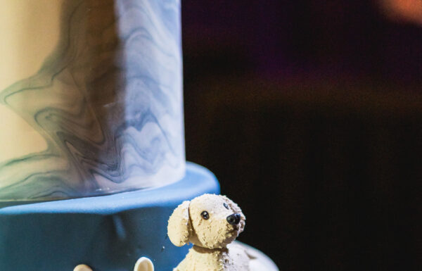 This Couple Had 17 Cakes as Centerpieces for Their Asbury Hotel Wedding