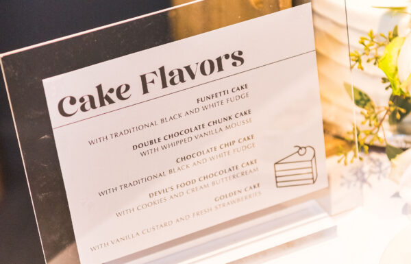 This Couple Had 17 Cakes as Centerpieces for Their Asbury Hotel Wedding
