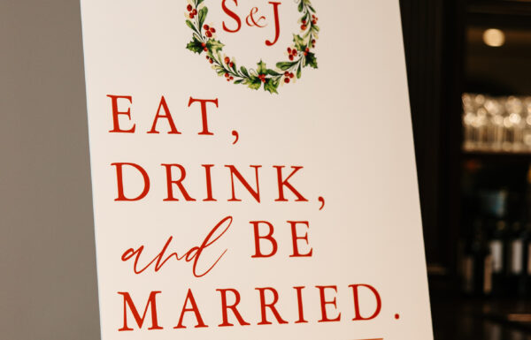 A Christmas-Inspired Celebration With a Milk-and-Cookies Bar