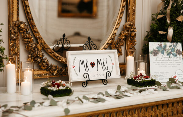 A Christmas-Inspired Celebration With a Milk-and-Cookies Bar