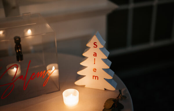 A Christmas-Inspired Celebration With a Milk-and-Cookies Bar
