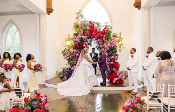 Jewel Tones & Extravagant Flowers Made This Park Chateau Wedding So Luxe
