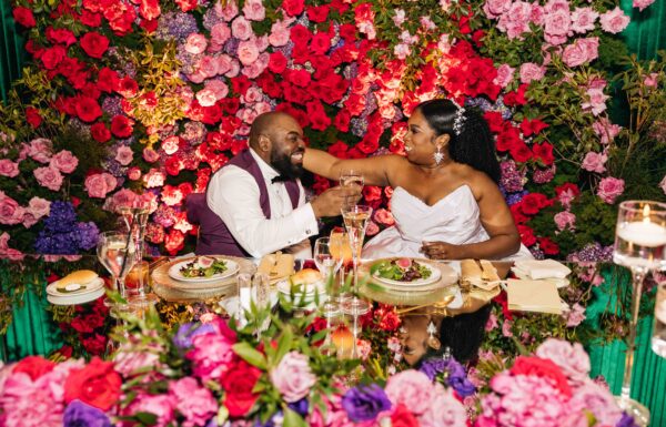 Jewel Tones & Extravagant Flowers Made This Park Chateau Wedding So Luxe