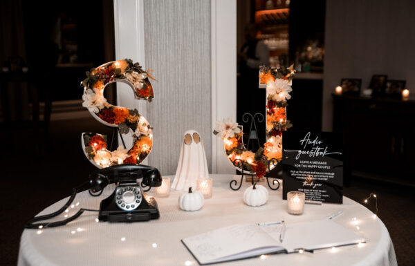 A Halloween Wedding With Just the Right Amount of Spooky Flair