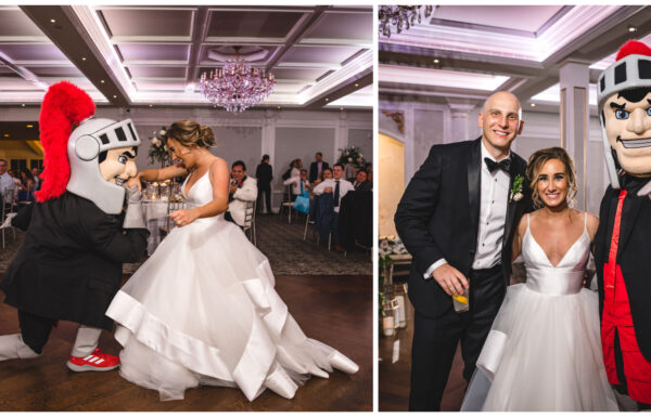 The Rutgers Mascot Got the Party Started at This Waterside Wedding