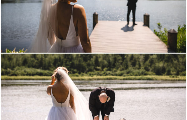 The Rutgers Mascot Got the Party Started at This Waterside Wedding