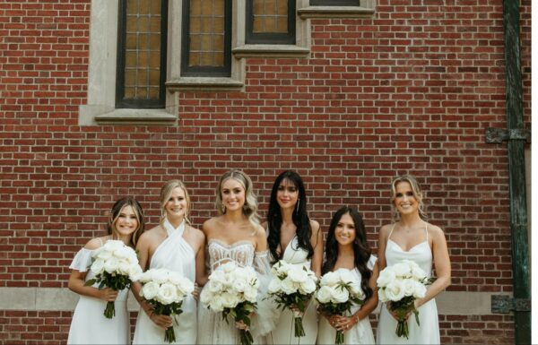 A Romantic Natirar Wedding With Overflowing White Roses