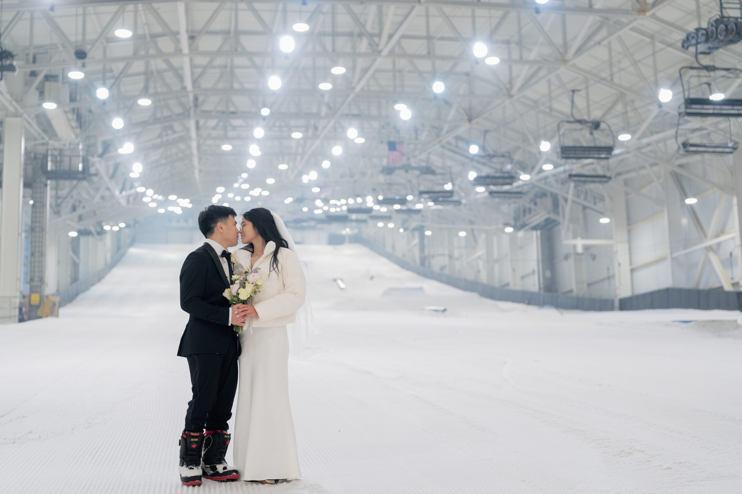 First wedding at Big Snow American Dream.