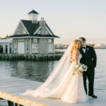 The wedding of High School Sweethearts Tie the Knot in a Minimalist Coastal-Chic Wedding Gallery 1