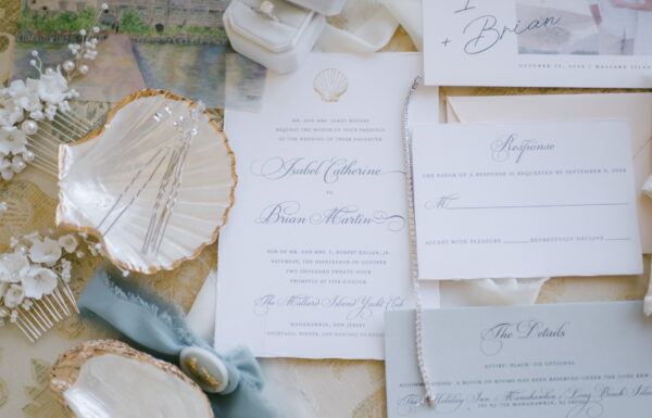 High School Sweethearts Tie the Knot in a Minimalist Coastal-Chic Wedding