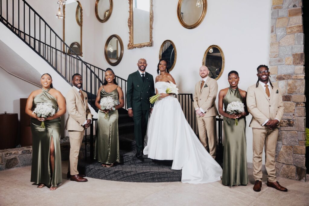 An elegant wedding at Perona Farms in Andover, New Jersey.