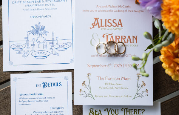 A Farm on Main wedding.