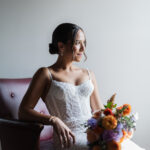 The wedding of This Couple’s Rustic Yet Coastal Venue Also Had a Greenhouse Ceremony Space A Farm on Main wedding. Gallery 2