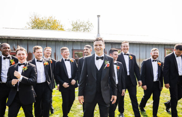 A Farm on Main wedding.