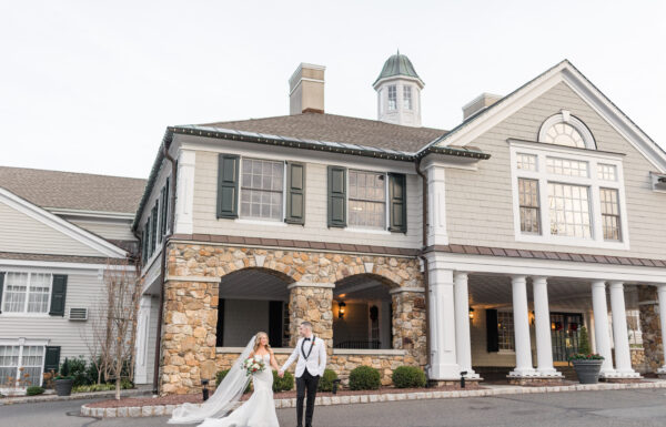 A Christmas-themed wedding at Olde Mill Inn in Basking Ridge, New Jersey.